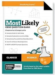 Most Likely CBSE Question Bank Science Class 9 (2026 Examination)