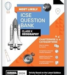 Most Likely ICSE Question Bank : Geography Class 10 (2026 Examination)