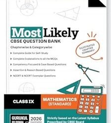 Most Likely CBSE Question Bank Mathematics (Standard) Class 9 (2026 Examination)