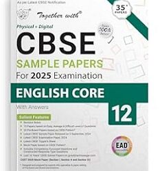 Together With CBSE Sample Papers English Core Class 12 (For 2025 Examination)