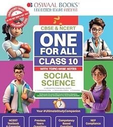Oswaal CBSE & NCERT One For All Class 10 Social Science (For 2025 Exam)