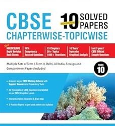 CBSE 10 Solved Papers Chapterwise Topicwise Science Class 10 (2026 Exam)