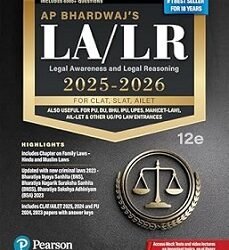 LA / LR Legal Awareness and Legal Reasoning (2025-26) For CLAT, SLAT, AILET