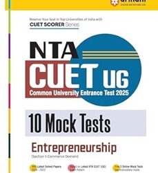 NTA CUET UG 10 Mock Tests Entrepreneurship (2025)