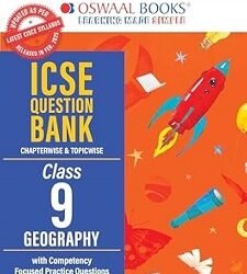 Oswaal ICSE Question Bank Chapterwise & Topicwise Class 9 Geography (2026 Exam)