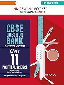 Oswaal CBSE Question Bank Class 11 Political Science (For 2026 Exam)