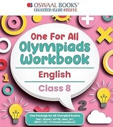 Oswaal One For All Olympiads Workbook English Class 8 (2025 Exam)