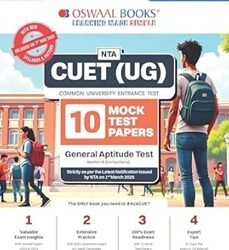 Oswal NTA CUET (UG) 10 Mock Test Papers General Aptitude Test