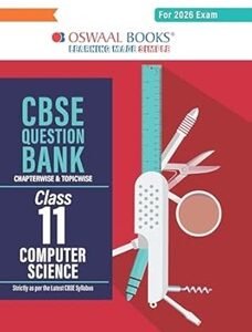 Oswaal CBSE Question Bank Class 11 Computer Science (For 2026 Exam)