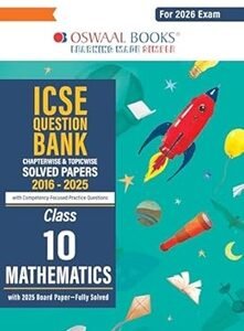 Oswaal ICSE Question Bank Solved Papers 2016-2025 Class 10 Physical Education (2026 Exam)