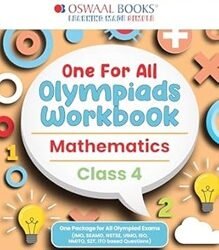 Oswaal One For All Olympiads Workbook Mathematics Class 4 (2025 Exam)