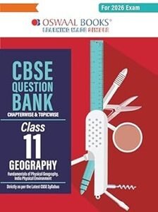 Oswaal CBSE Question Bank Class 11 Geography (For 2026 Exam)