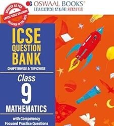 Oswaal ICSE Question Bank Chapterwise & Topicwise Class 9 Mathematics (2026 Exam)