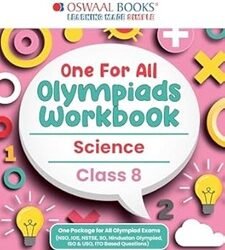 Oswaal One For All Olympiads Workbook Science Class 8 (2025 Exam)
