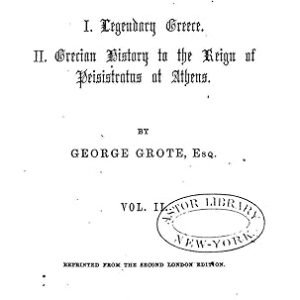 A History Of Greece: From The Time Of Solon To 403 B.C.