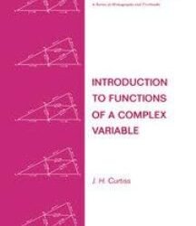 Introduction To Functions Of A Complex Variable