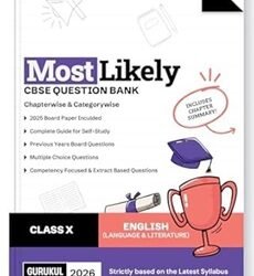 Most Likely CBSE Question Bank English Language & Literature Class 10 (2026 Examination)