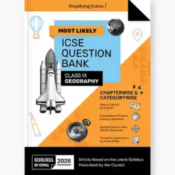 Most Likely ICSE Question Bank : Geography Class 9 (2026 Examination)