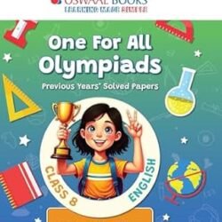 Oswaal One For All Olympiads Previous Year Solved Papers Class 8 English (For 2025 Exam)