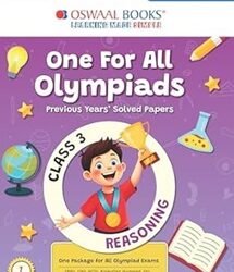 Oswaal One For All Olympiads Previous Year Solved Papers Class 3 Reasoning