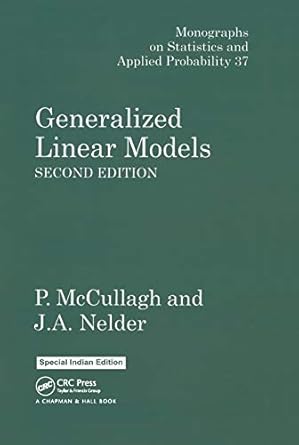 Generalized Linear Models