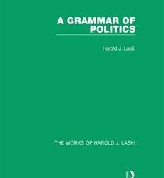 A Grammar Of Politics