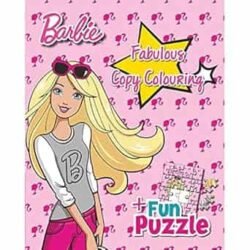 Barbie Fabulous Copy Colouring