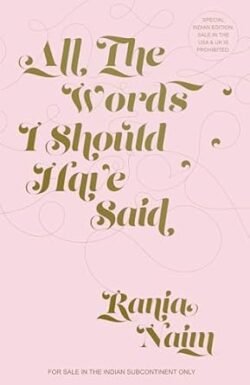 All the Words I should Have Said