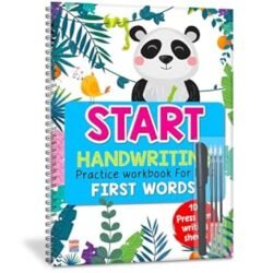 Start Handwriting Practise workbook book for Kids - First Word