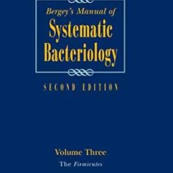 Bergey's Manual of Systematic Bacteriology, 2e, Vol. 3