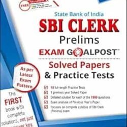 Wiley's State Bank of India (SBI) Clerk Prelims Exam Goalpost Solved Papers and Practice Tests