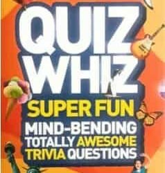 Quiz Whiz Super Fun Mind-Bending Totally Awesome Trivia Questions Book Set Of 4
