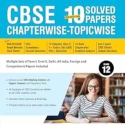 CBSE 10 Solved Papers Chapterwise Topicwise English Core Class 12 (2026 Exam)