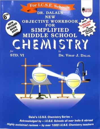 New Objective Workbook For Simplified Middle School Chemistry Class 6 (ICSE) 2024