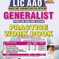 LIC AAO Generalist Prelim Online Exam Practice Work Book