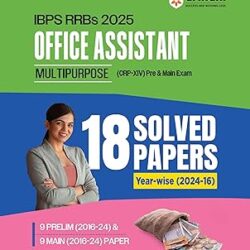 IBPS RRBs 2025 Office Assistant Multipurpose CRP 14 Pre Main Exam 18 Solved Papers Year Wise 2024-16