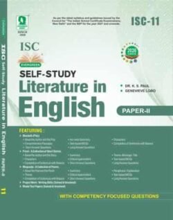 ISC Self Study Literature In English Paper 2 Class 11 (2026 Examination)