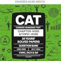 Cat 25 Years'Sample Question Papers Chapterwise & Topicwise 2025