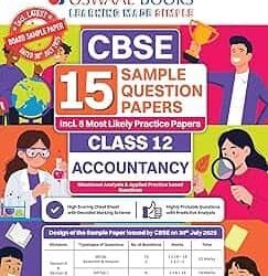 CBSE 15 Sample Question Papers Accountancy Class 12 (2026)
