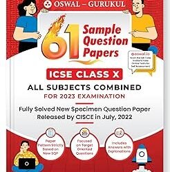 61 Sample Question Papers ICSE Class 10 All Subject