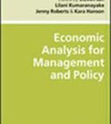 Economic Analysis for management Policy
