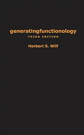 Generatingfunctionology 3/Ed