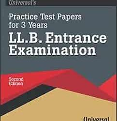 Universal's Practice Papers for 3 years LL.B. Entrance Examination, 2/e