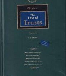 Goyle's The Law of Trusts