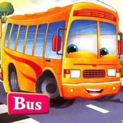 Cut Out Board Book- Bus