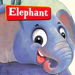 Cut Out Board Book- Elephant