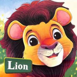 Cut Out Board Book- Lion