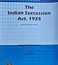 The Indian Succession Act, 1925