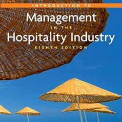 Introduction To Management In The Hospitality Industry, 8E