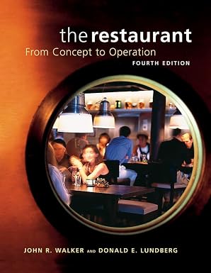 The Restaurant From Concept To Operation, 4E